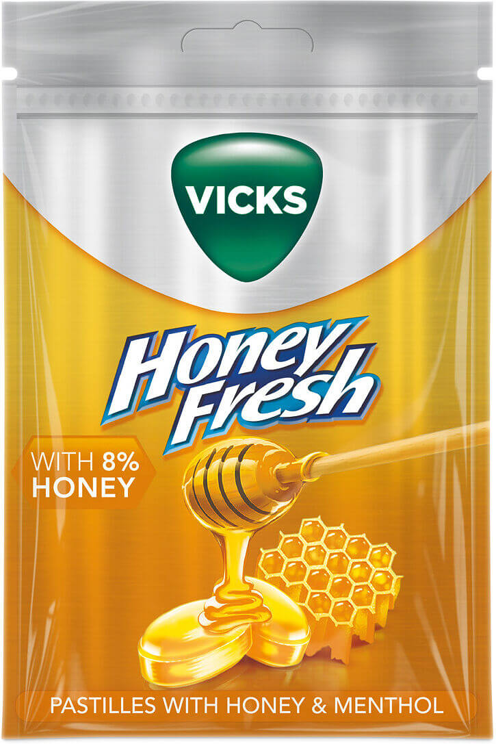 Vicks Honey & Natural Menthol 72g