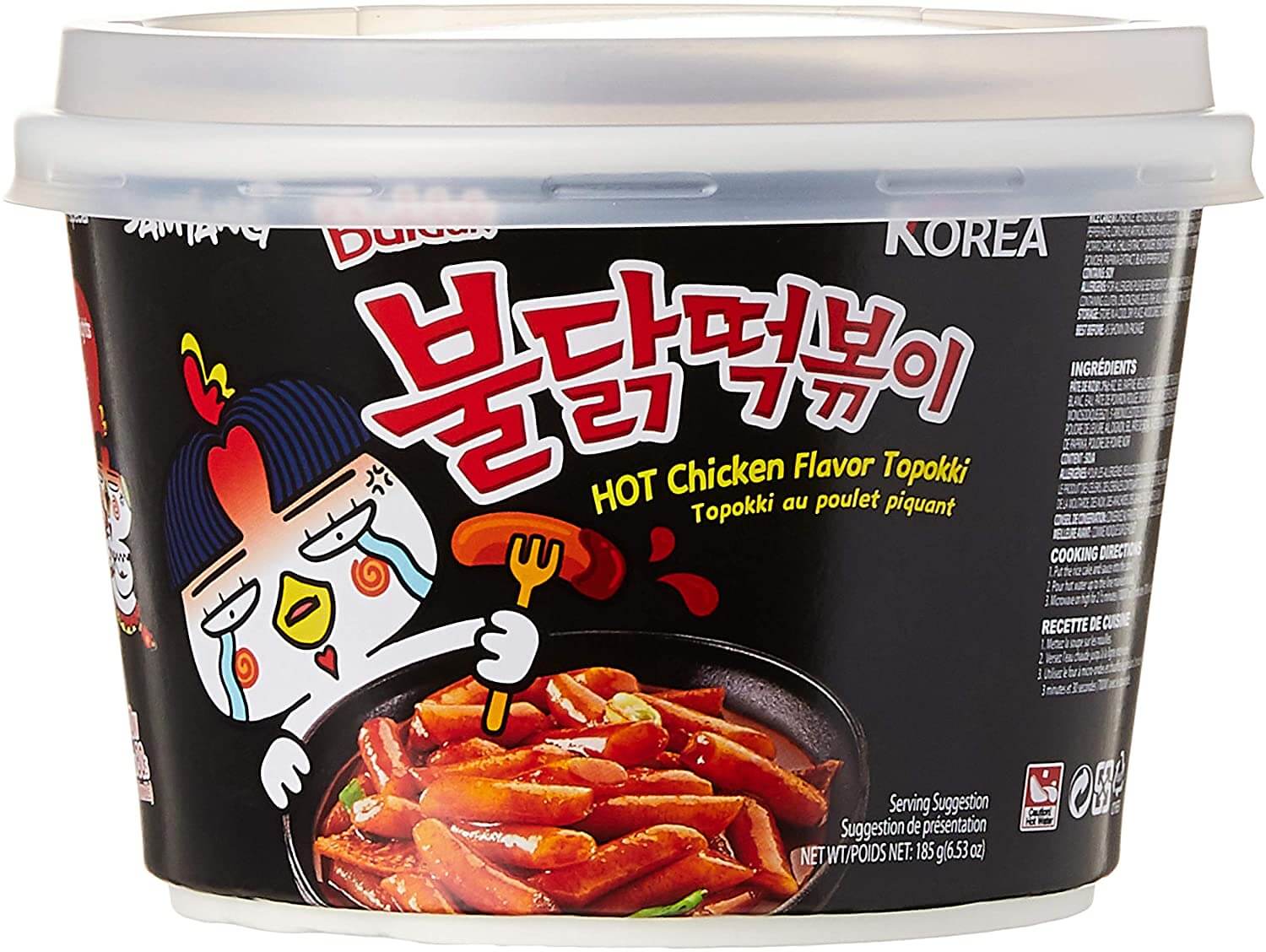 Samyang Buldak Hot Chicken Flavour Topokki 185g