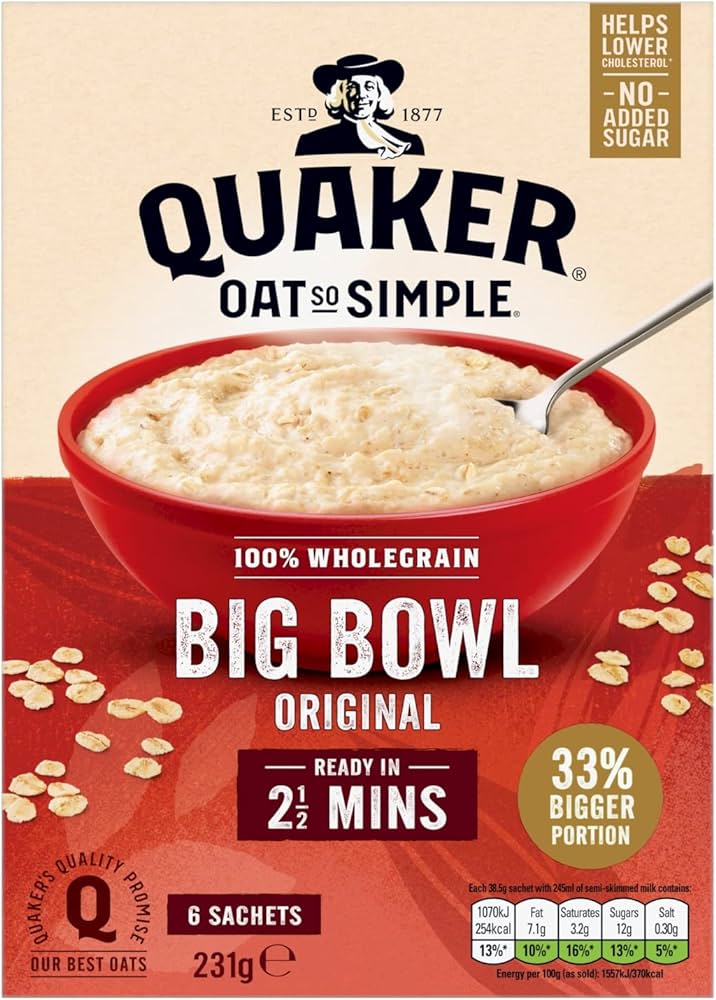 Quaker Oat So Simple Original 231g