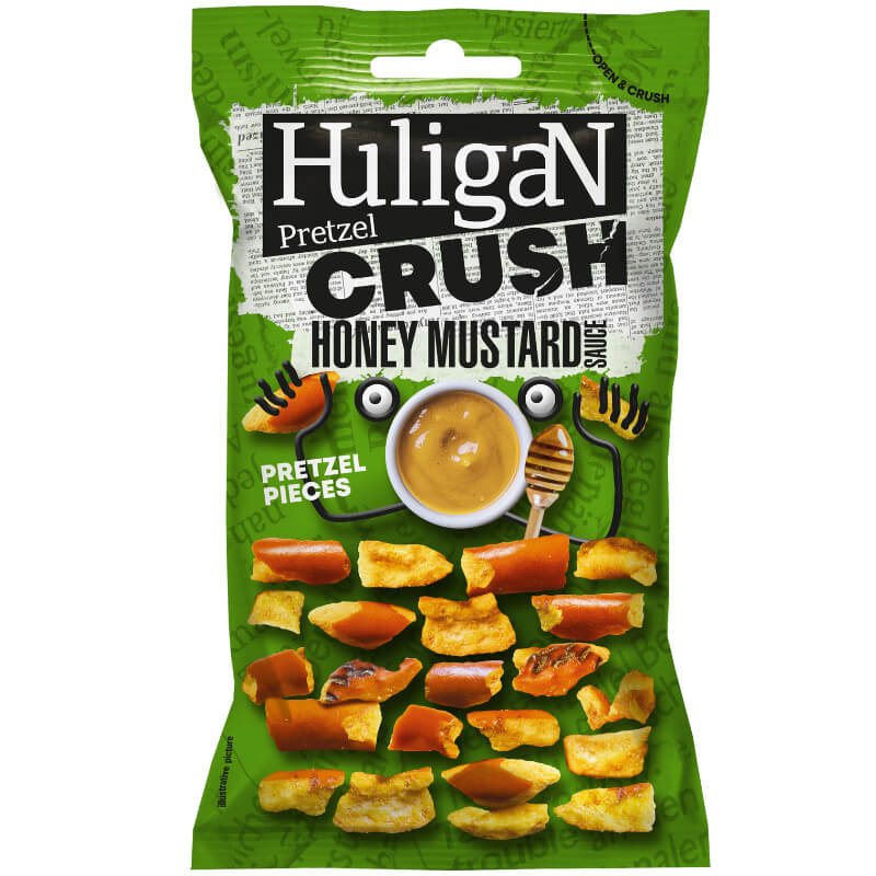 Huligan Pretzel Crush - Honey Mustard 65g