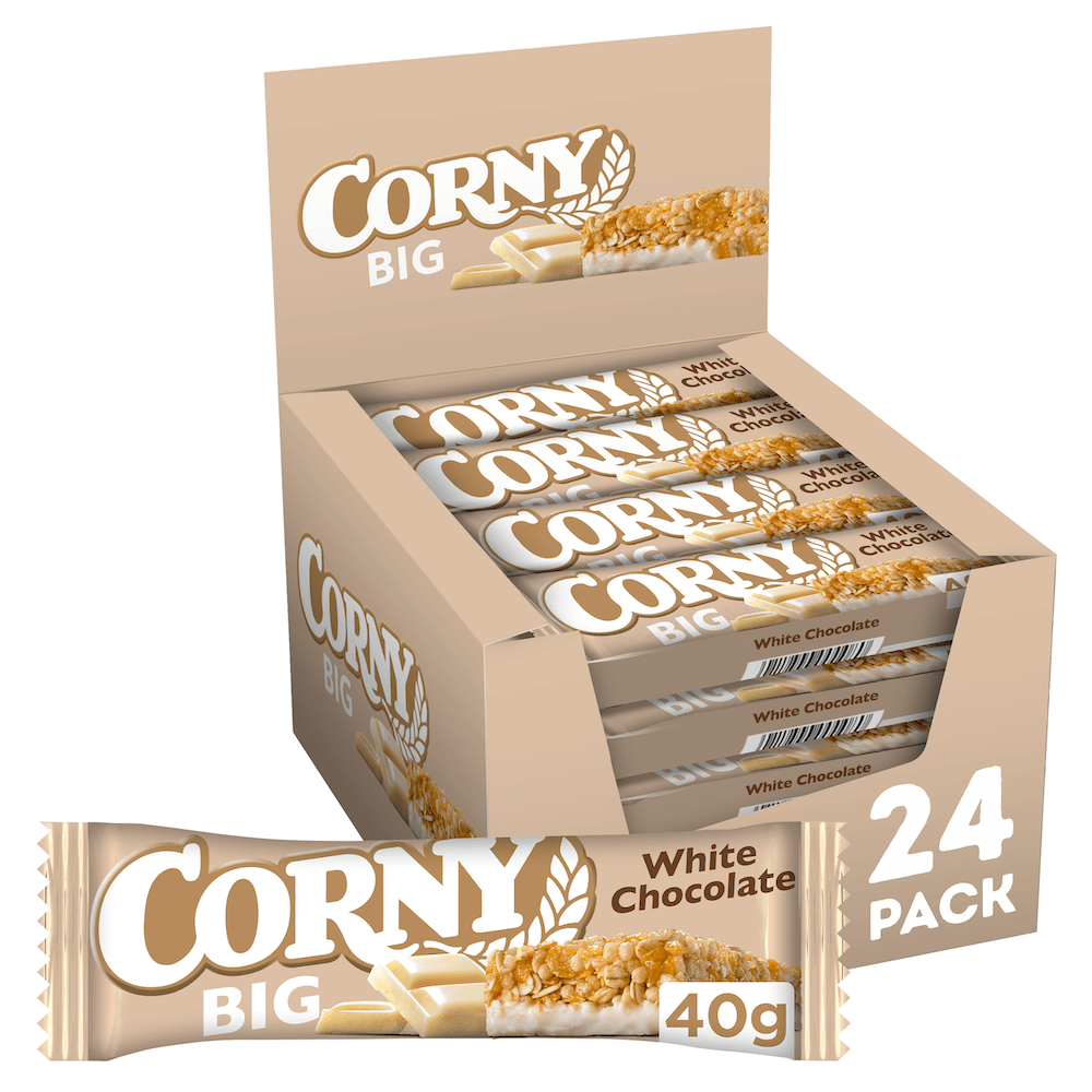 Corny Big White Chocolate 40g x 24st