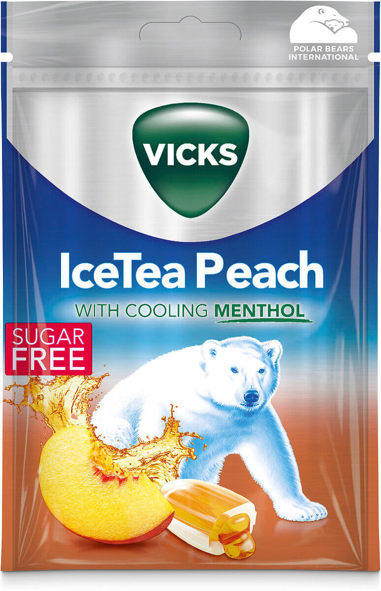 Vicks IceTea Peach 72g