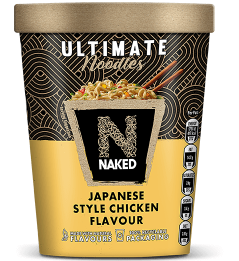 Kjøp Naked Ultimate Japanese Style Chicken Flavour Noodles g hos Coopers Candy Godteri på nettet