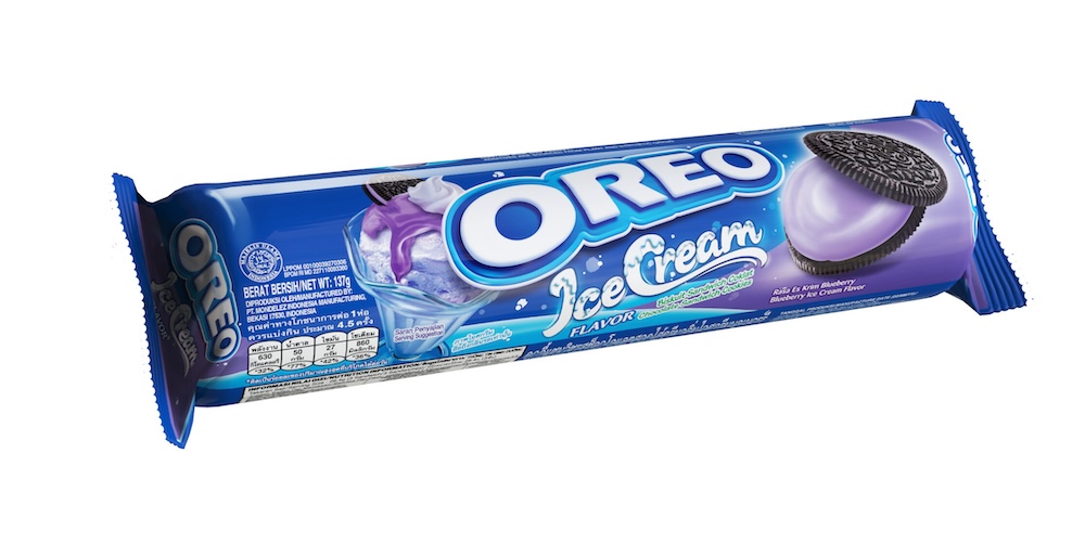 Oreo Ice Creme Blueberry Rulle 119.6g