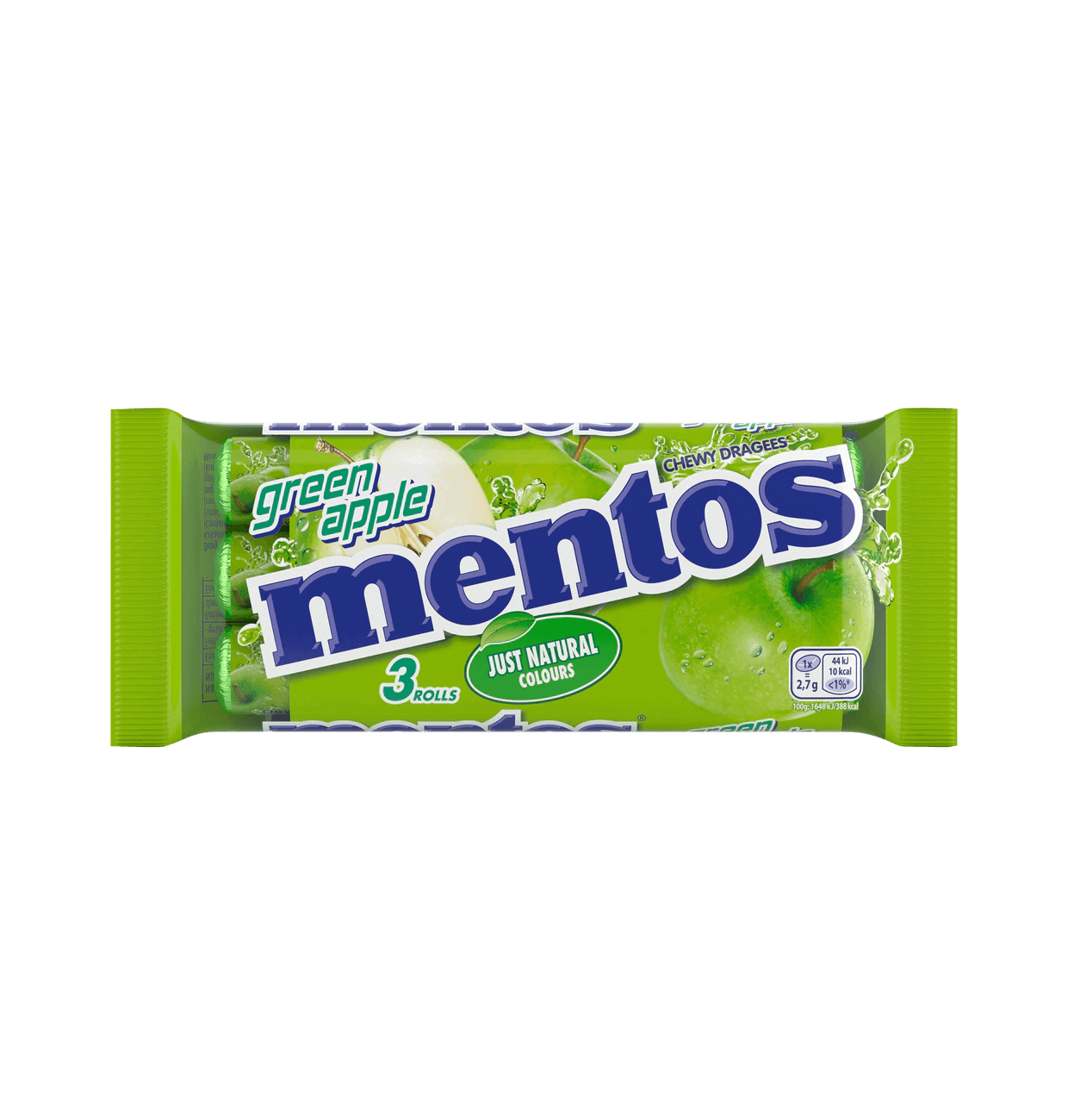 Mentos Rulle Apple 3-pack 113g