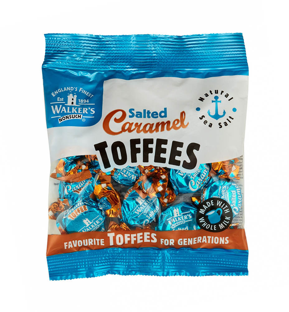 Walkers Salted Caramel Toffees 102g