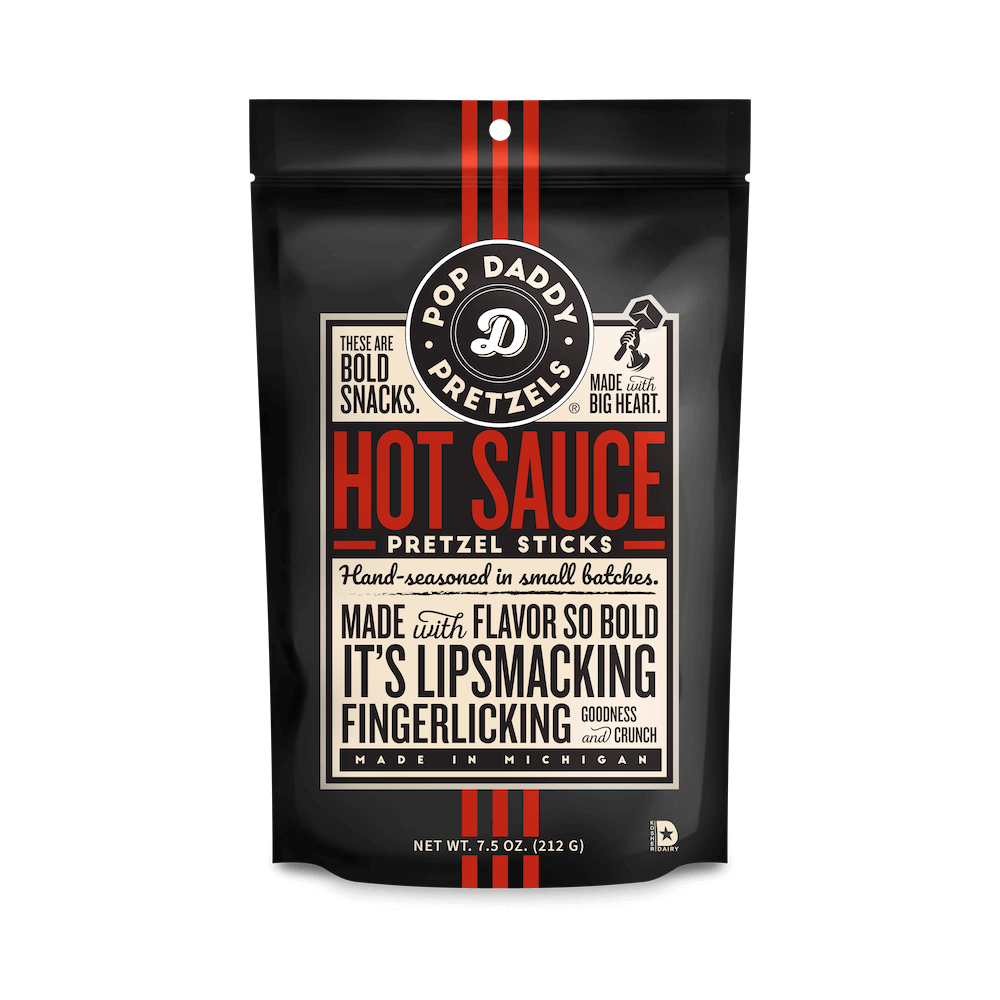 Pop Daddy Pretzel Sticks Hot Sauce 212g