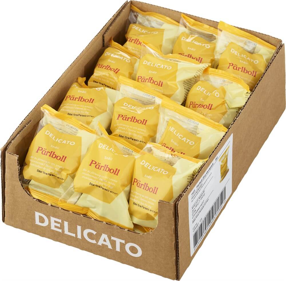 Delicato Pärlboll 58g x 25st